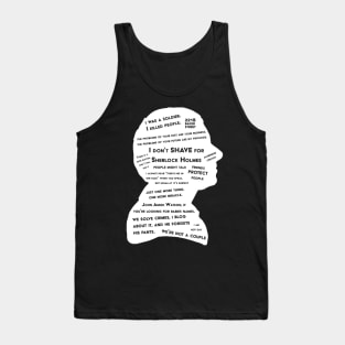 John Watson - BBC tv show sherlock - black Tank Top